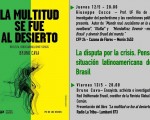 Charla – Debate / La disputa por la crisis.  Pensar la situación latinoamericana desde Brasil