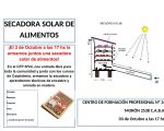 Taller de Secadora Solar de Alimentos